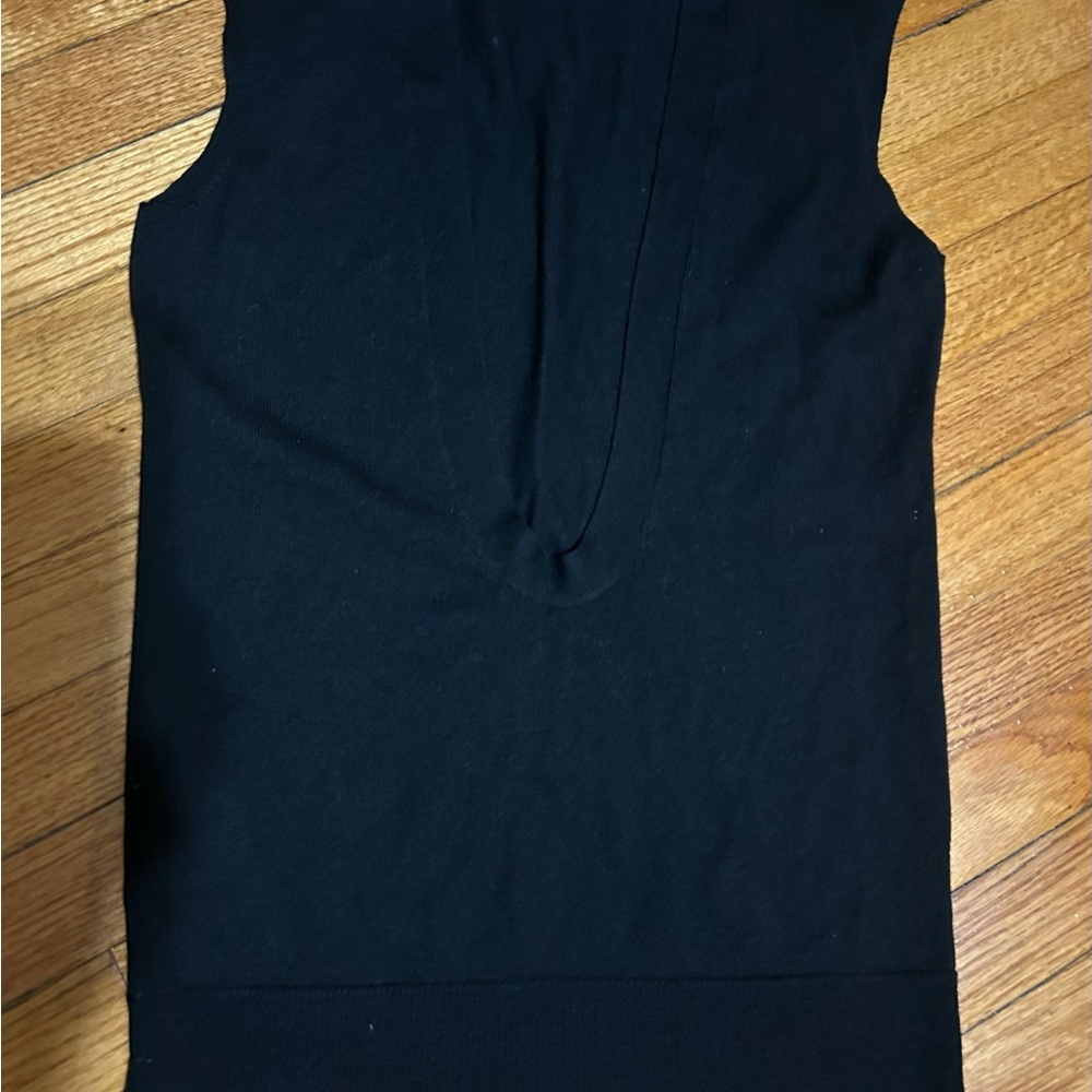 Ann Taylor LOFT Merino Wool Cashmere Blend V Neck Sleeveless Vest Sz S Petite - Picture 2 of 6